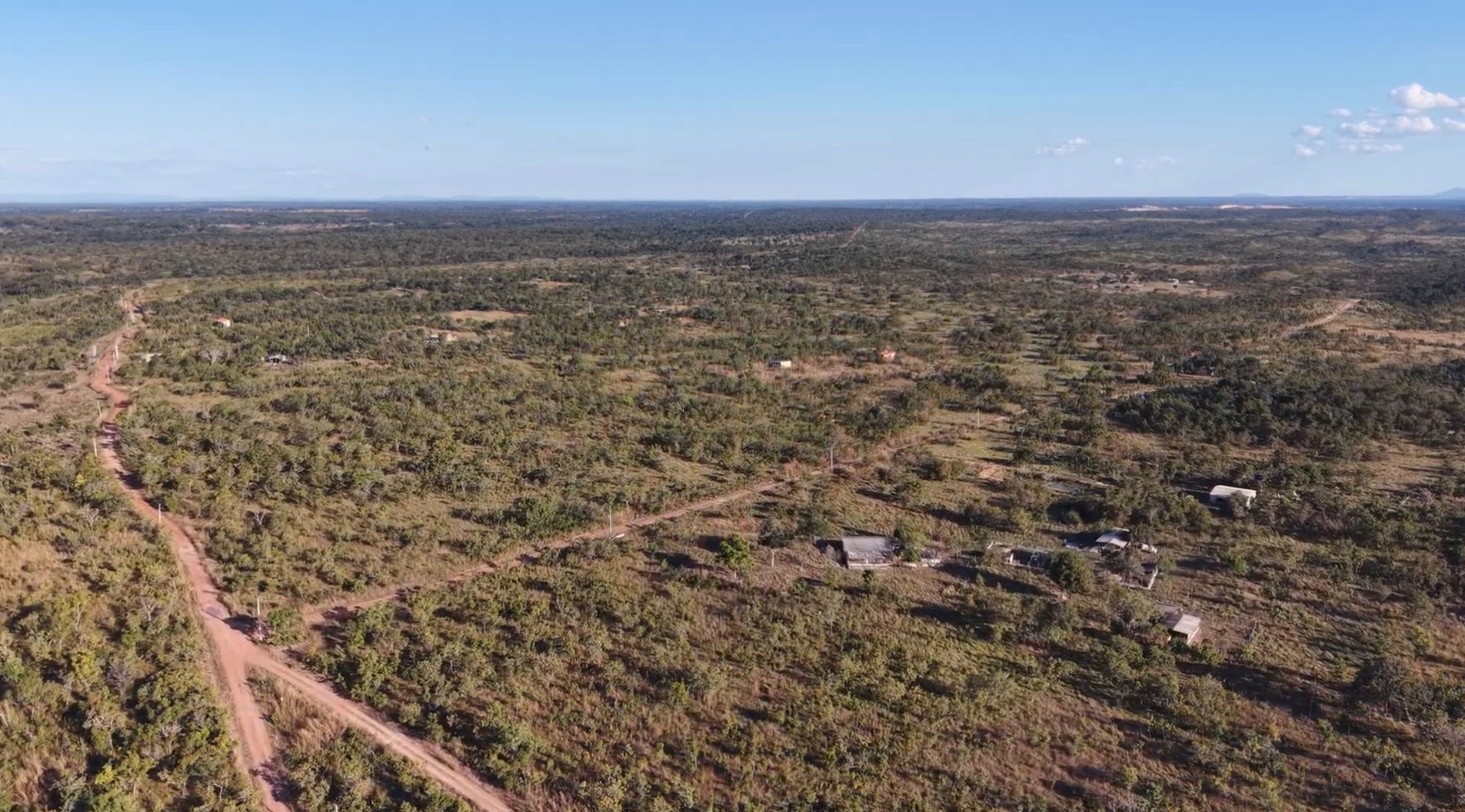 Vista panorâmica da área rural